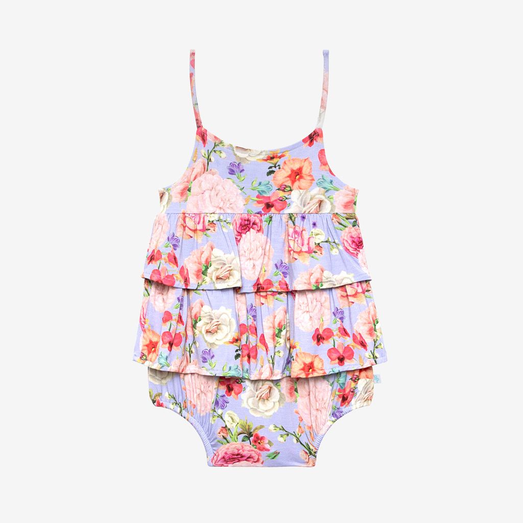 Bellamy Basic Ruffled Spaghetti Romper – heirloombabyboutique